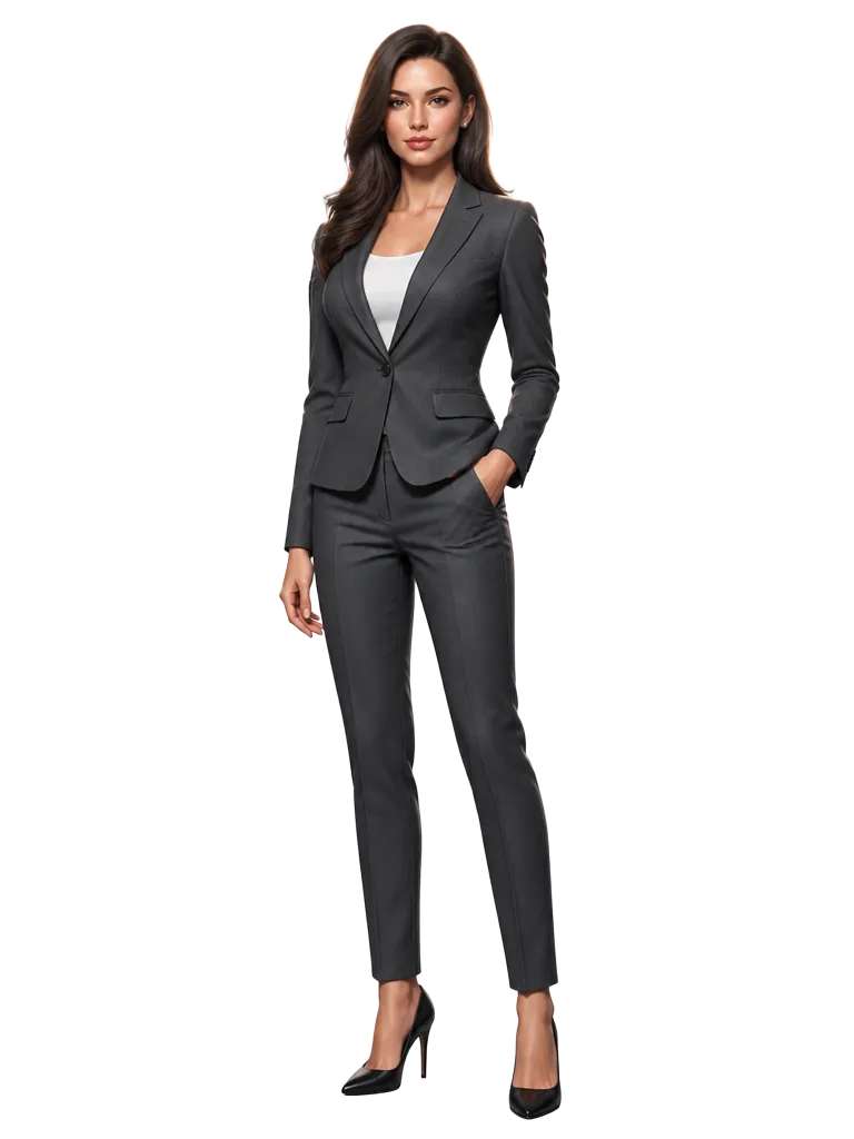 Work outfit rendered as a 3D avatar cutout